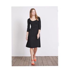 Boden Black Juliana Ponte Dress FT1